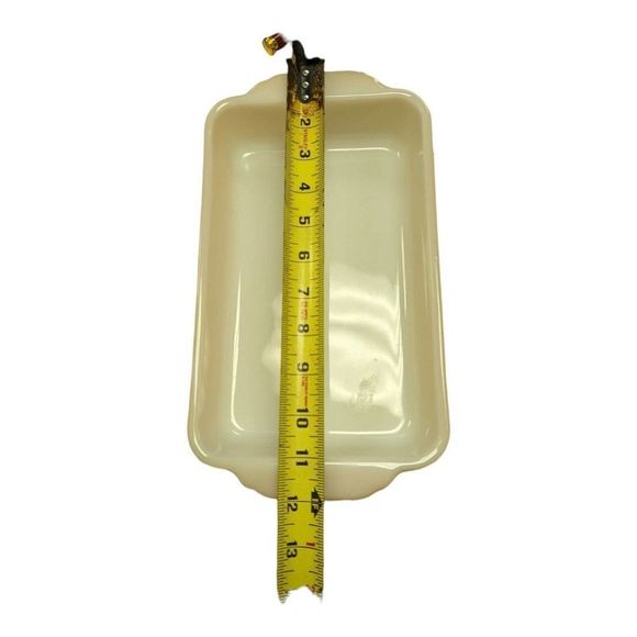 Vintage Anchor Hocking Fire King Peach Luster Wear Casserole Dish with lid #410 - Picture 3 of 12